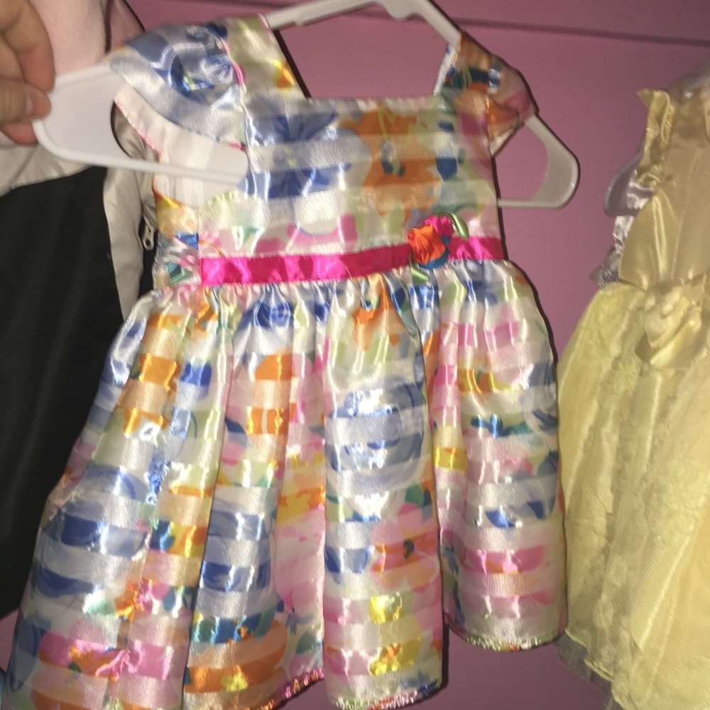 Multi color floral dress